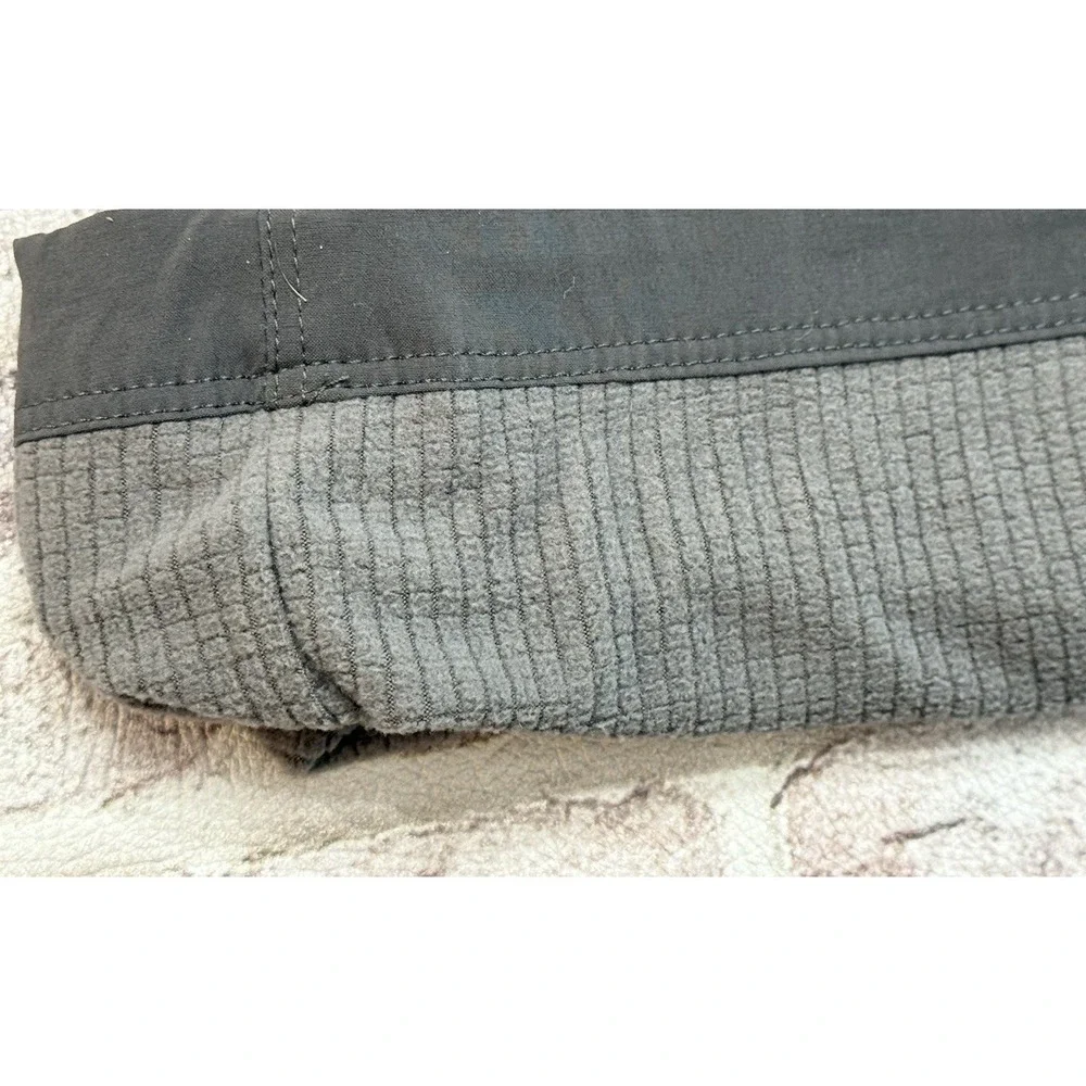 L.L. Bean Pants Mens 42x29 Gray Cresta Fleece Lined Cargo Gorpcore 508240 Hiking